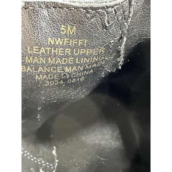 Nine West Size 5M Black Suede Leather Ankle Boots Booties Block Heel Slip On - Picture 6 of 6